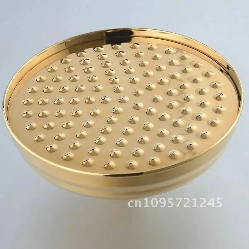 

Luxury Gold Color Brass Shower inch Bathroom Rainfall Head Head Round 8 Shower