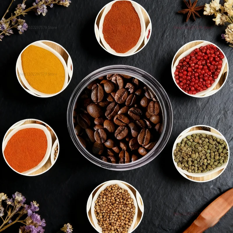 Бытовая мельница для кофейных зерен, ультратонкая дробилка для порошка, многофункциональная универсальная мельница для сухих и влажных специй, орехов и семян, 2025 г.