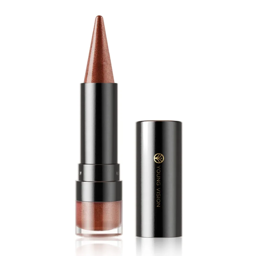 Penna per labbra affusolata a 6 colori Matita per labbra colorata a lunga durata perlescente Penna per eyeliner ombretto baco da seta facile da colorare