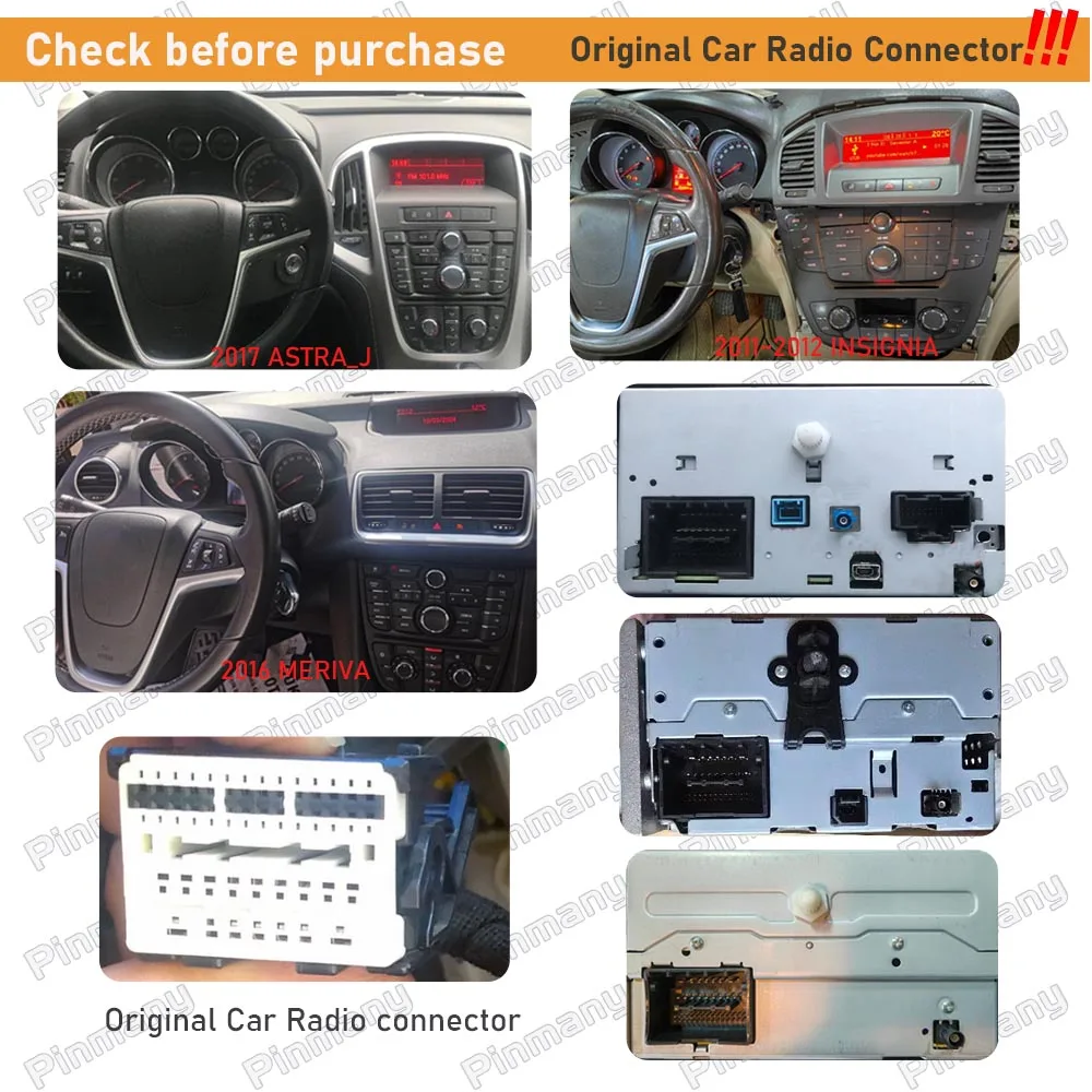 Auto-Radio-Kabeladapter OPC11 Kabelbaumadapter mit CAN-Bus-Decoder für Opel Astra J Corsa E Mokka Meriva Adam Insignia – Detail 1
