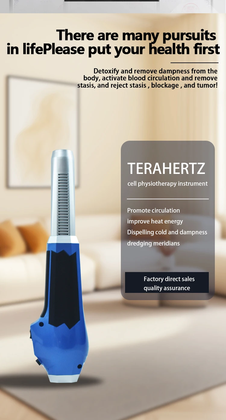Tera hertz Physiotherapie Gerät Licht Magnet welle Energie therapie Instrument Gewichts verlust thz Gebläse Maschine Gesundheit Massage Zauberstab – Detail 3