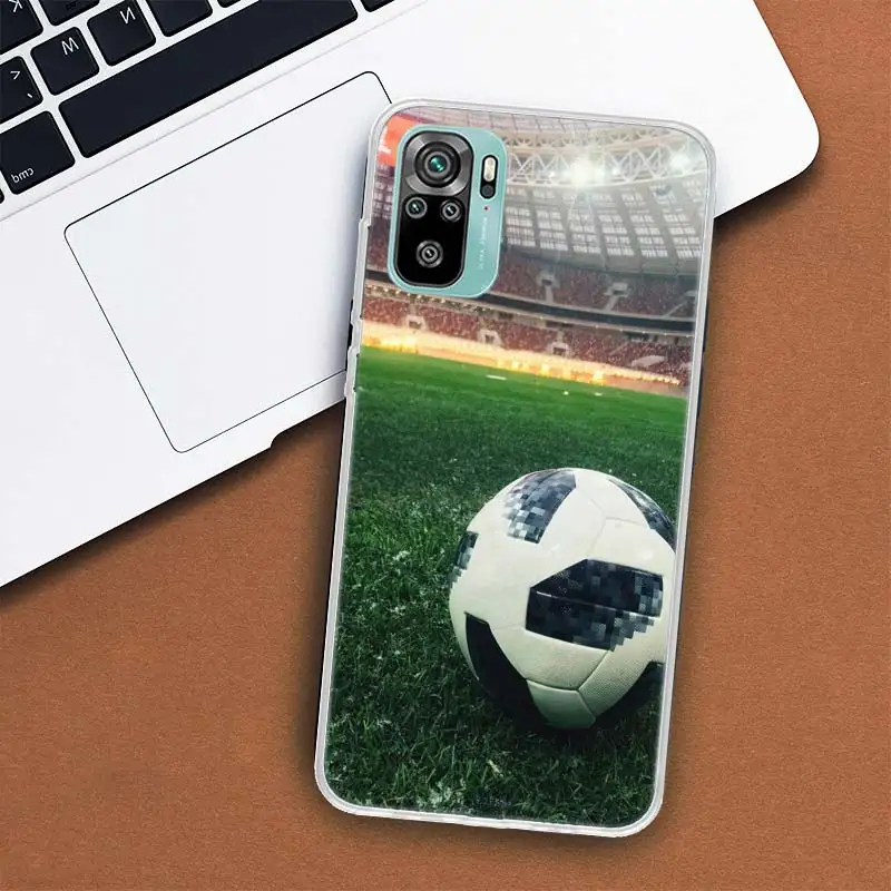 Football soccer ball design Phone Case For Xiaomi Redmi 12 12C 10 10C 10A 9T 9C 9A 9 8 8A 7 7A 6 6A K20 K30 K40 Pro S2 Fundas