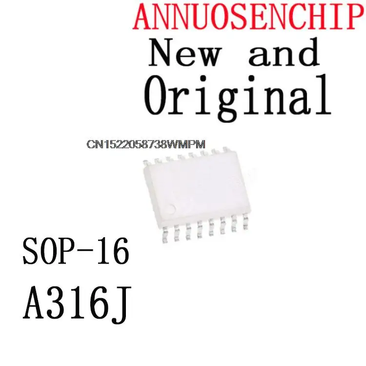 10PCS 50PCS HCPL-316J SOP-16 IC In stock! HCPL316 A316J