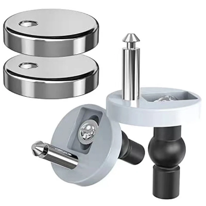 New-2Pcs Toilet Seat Hinges Top Fix Hinge Pack Mountings Replacement Release Quick Screws Bathroom Toilet Furniture Accessories