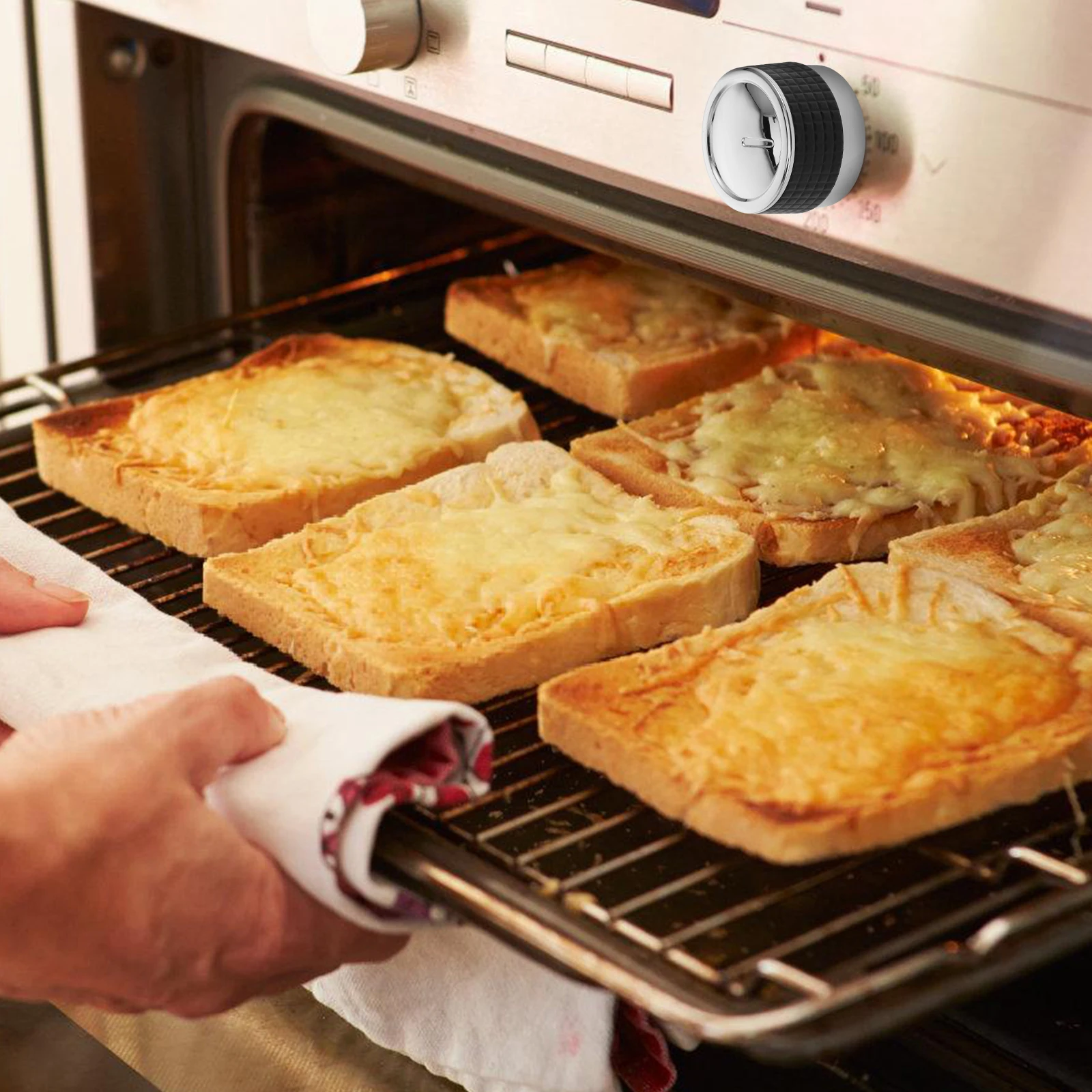 

Gas Grill Switch Knobs Electroplated Durable Rotating Control Replacement Knobs for Bbq Grill Smooth Operation