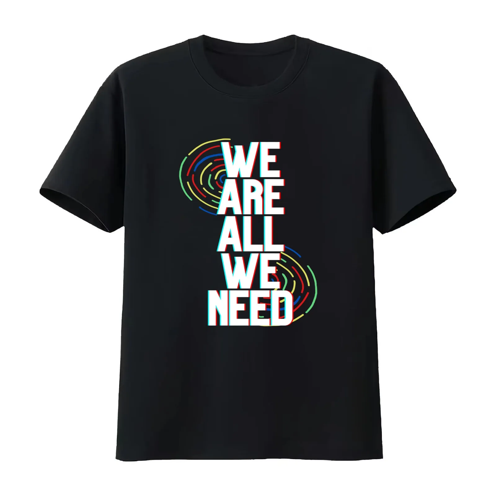 Copy of We're all we need. Above & Beyond T-Shirt Summer Casual Cotton Tee Oversized Streetwear Tops Vintage Graphic Print