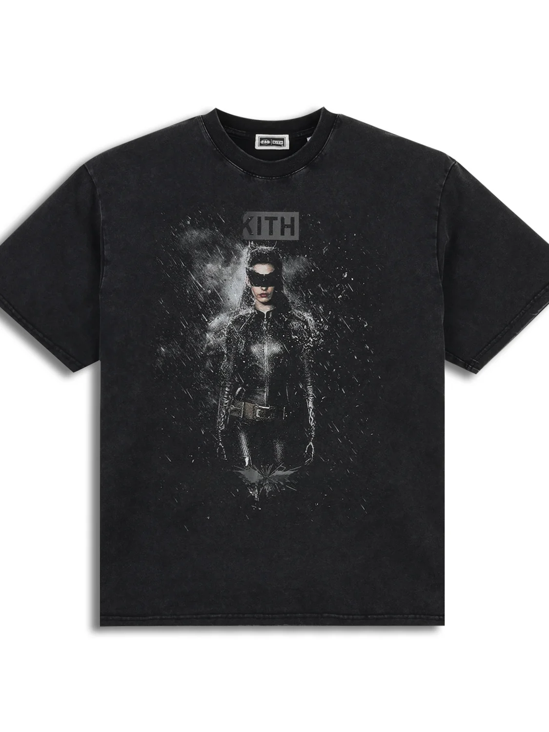 

KITH American Print Loose Cotton Short Sleeve T-Shirt Men's Summer Base Shirt Washed out Youth Fashion