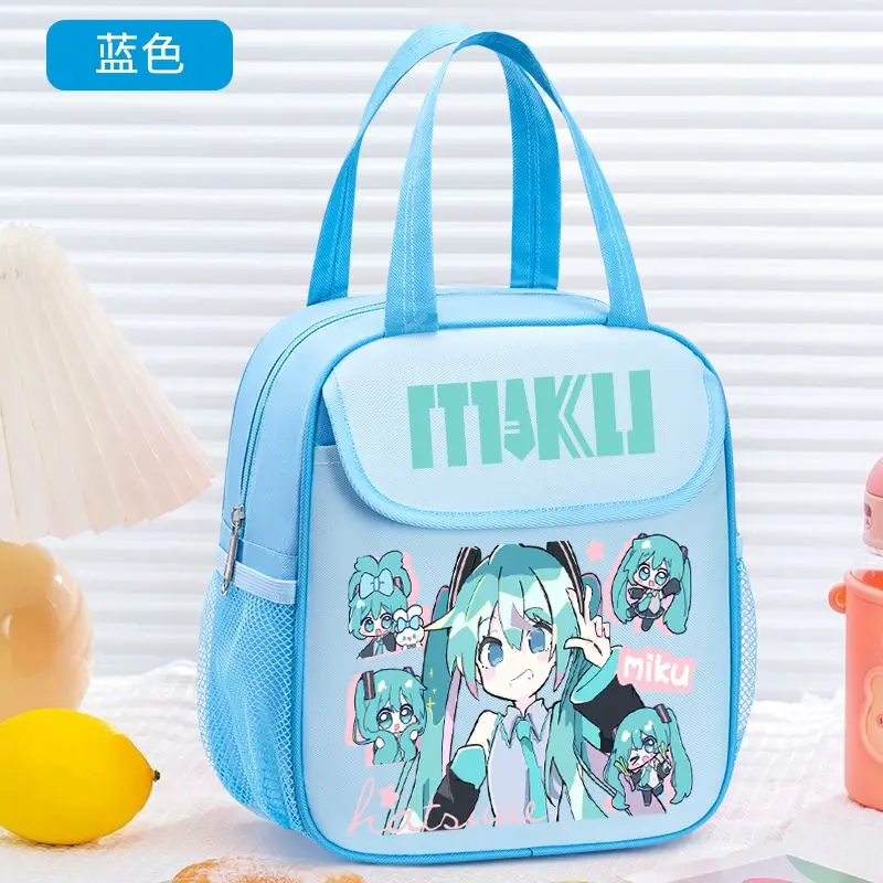 جديد هاتسون ميكو أنيمي الكرتون نمط المحمولة معزول حقيبة حفظ الطعام الإبداعية kawaii سميكة الألومنيوم احباط طالب بينتو حقيبة