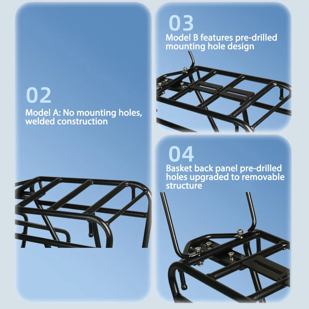25 kg Tragkraft Schwerlast-Fahrradständer aus Stahl, Mountainbike-Gepäckträger, Fahrrad-Reparaturständer, Zubehör – Detail 12