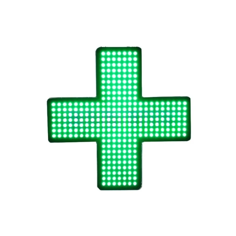 19 * 19 inch super bright indoor acrylic Light Emitting Diode cross sign, advertising Light Emitting Diode display board