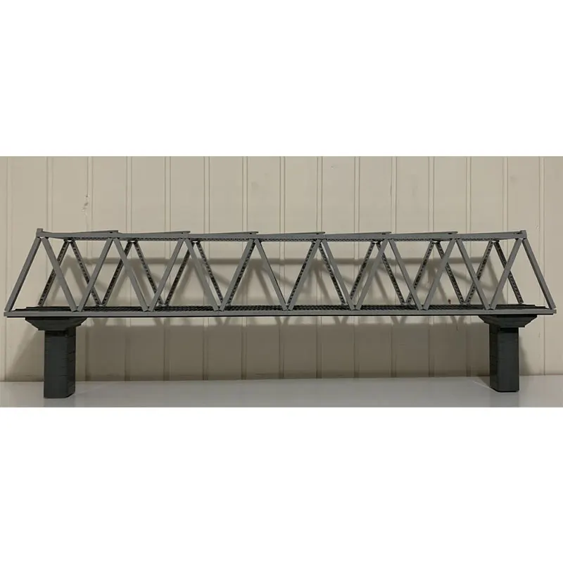1150 pezzi MOC- 211211   Ponte per traliccio per treno Kit modello di costruzione ferroviario ad alta velocità Ponte ad arco Viaduct Building Blocks Fai da te