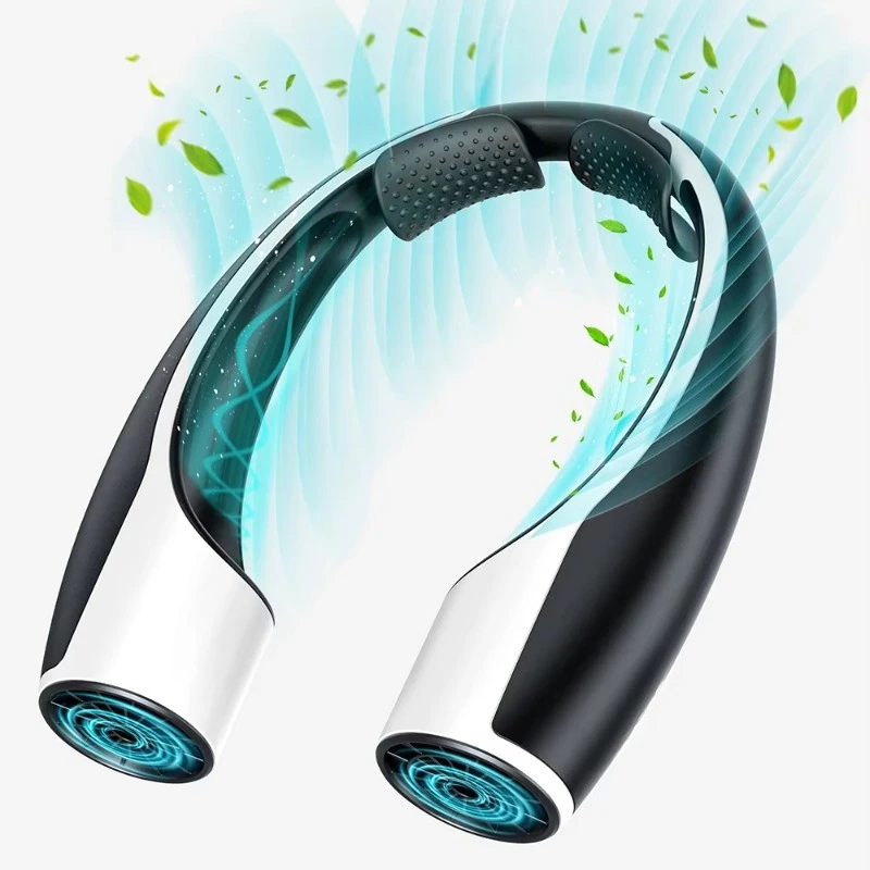 

New product silent charging fan wearable light neck fan