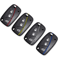 Silicone Key Cover Fob Case for Fiat Panda Idea Stilo Ducato Bravo 500 Doblo Grande Punto Bravo Minibus Linea 3 Button Remote