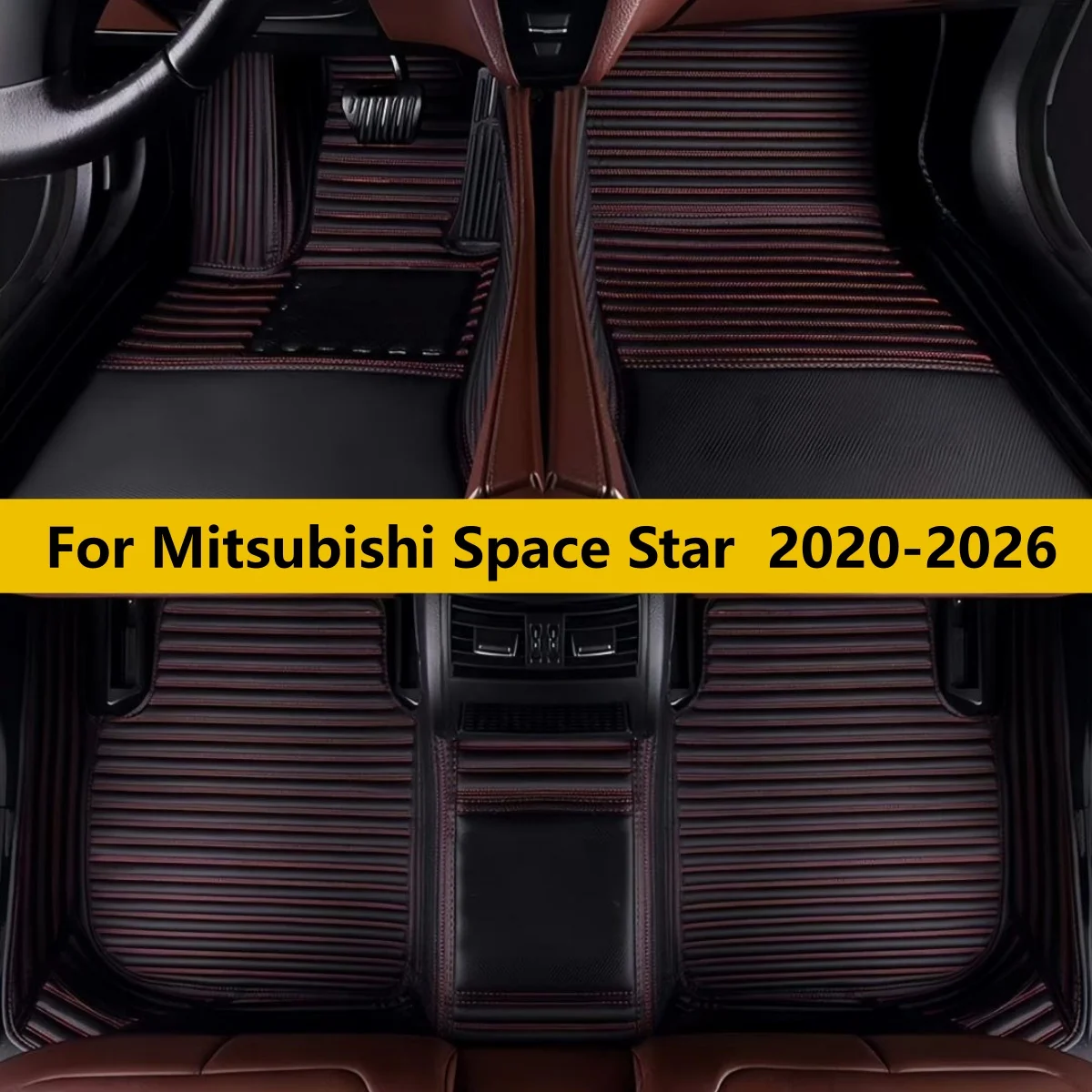 

Full Set Car Floor Mats For Mitsubishi Space Star 2020 2021 2022 2023 2024 2025 2026Waterproof Tapetes Para Carro Car Floor Mats