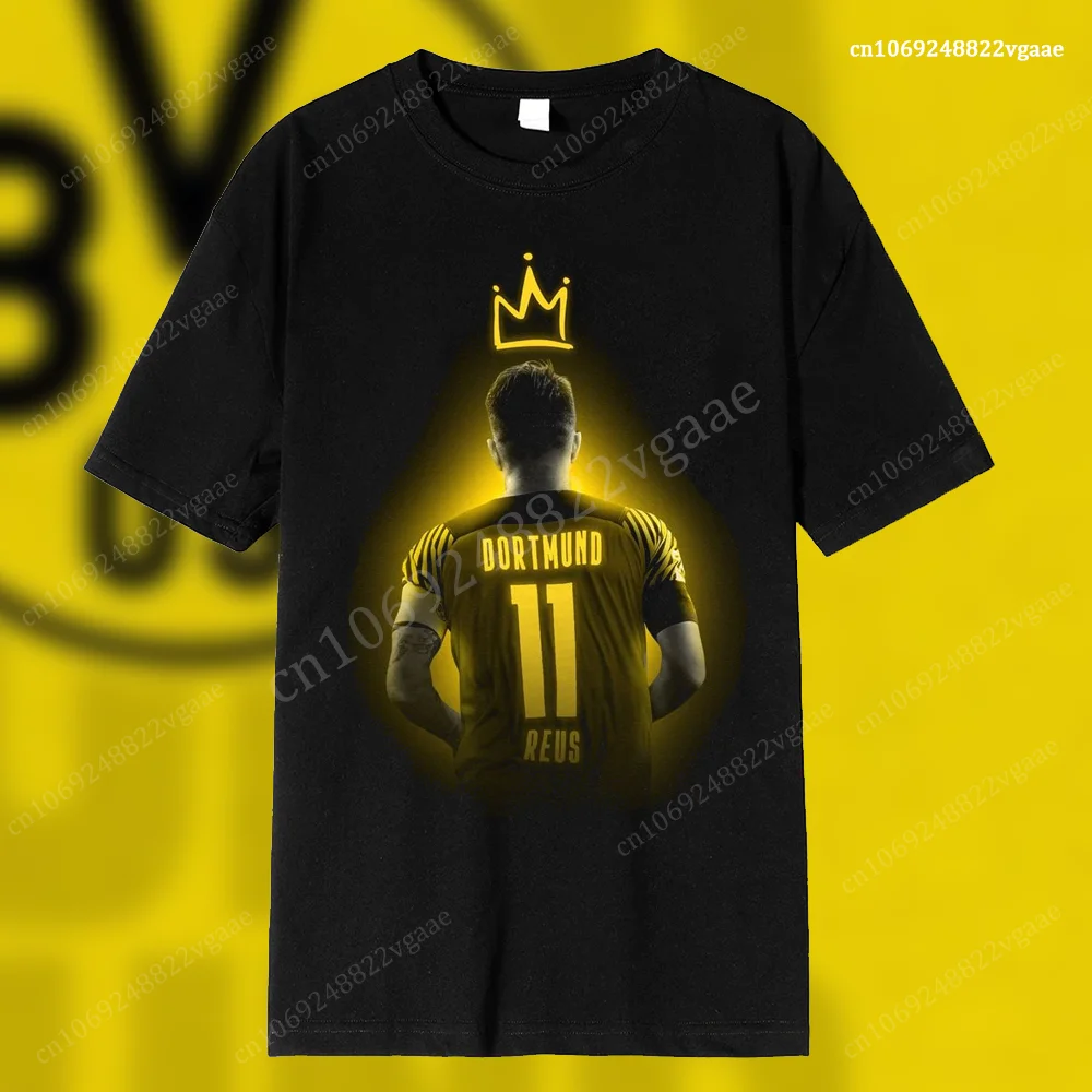 2024 Summer Germany Dortmund Football Jersey Marco Reus T Shirt Men Cotton Women Short Sleeve Kids Tee Shirt Tops Fans Clothes