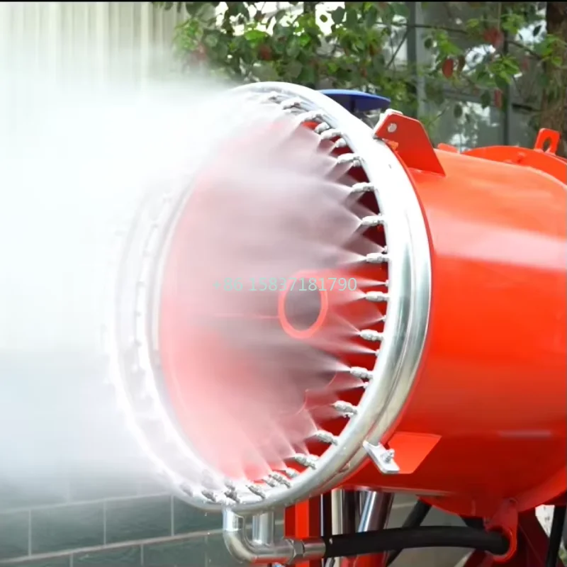 

Environmentally Friendly Dust Suppression Fog Cannon 40m Range Disinfecting Ulv Thermal Fogger Electronic Fog Cannon for US