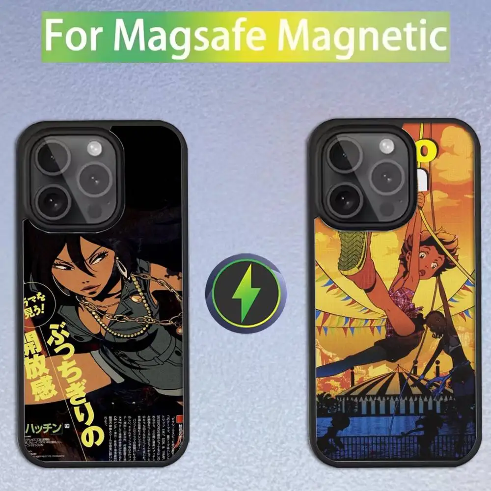 

M-Michiko Hatchin Phone Case For iPhone 16,15,14,13,12,11,Pro,Max,Plus,Mini,SE Magsafe Magnetic Wireless Charging
