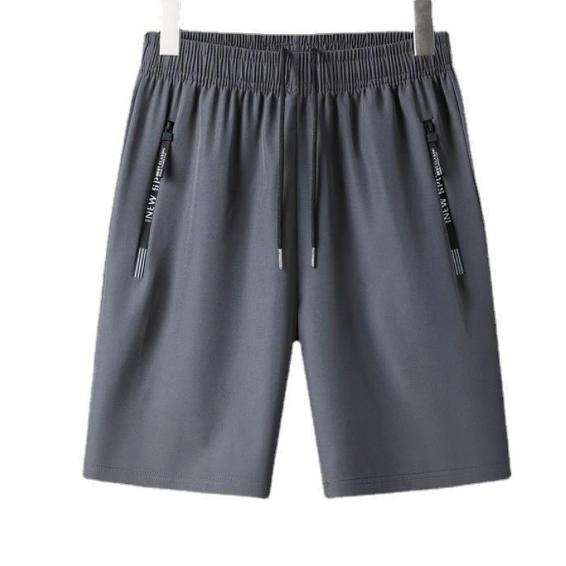 Men Casual Shorts Pants Beach Trouser Baggy Trouser Man Clothing Quick Drying Breathable  Drawstring Sportswear Loose Thin New