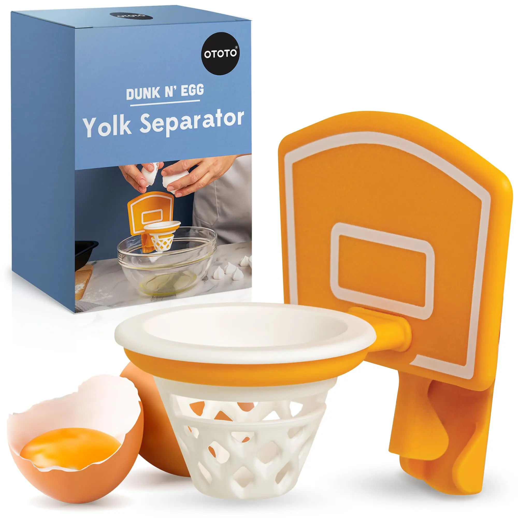 Egg Yolk Separator - Egg Separator Funny, Unique Kitchen Gadgets, Cool Kitchen Gadgets, Basketball Gifts, Funny Gifts