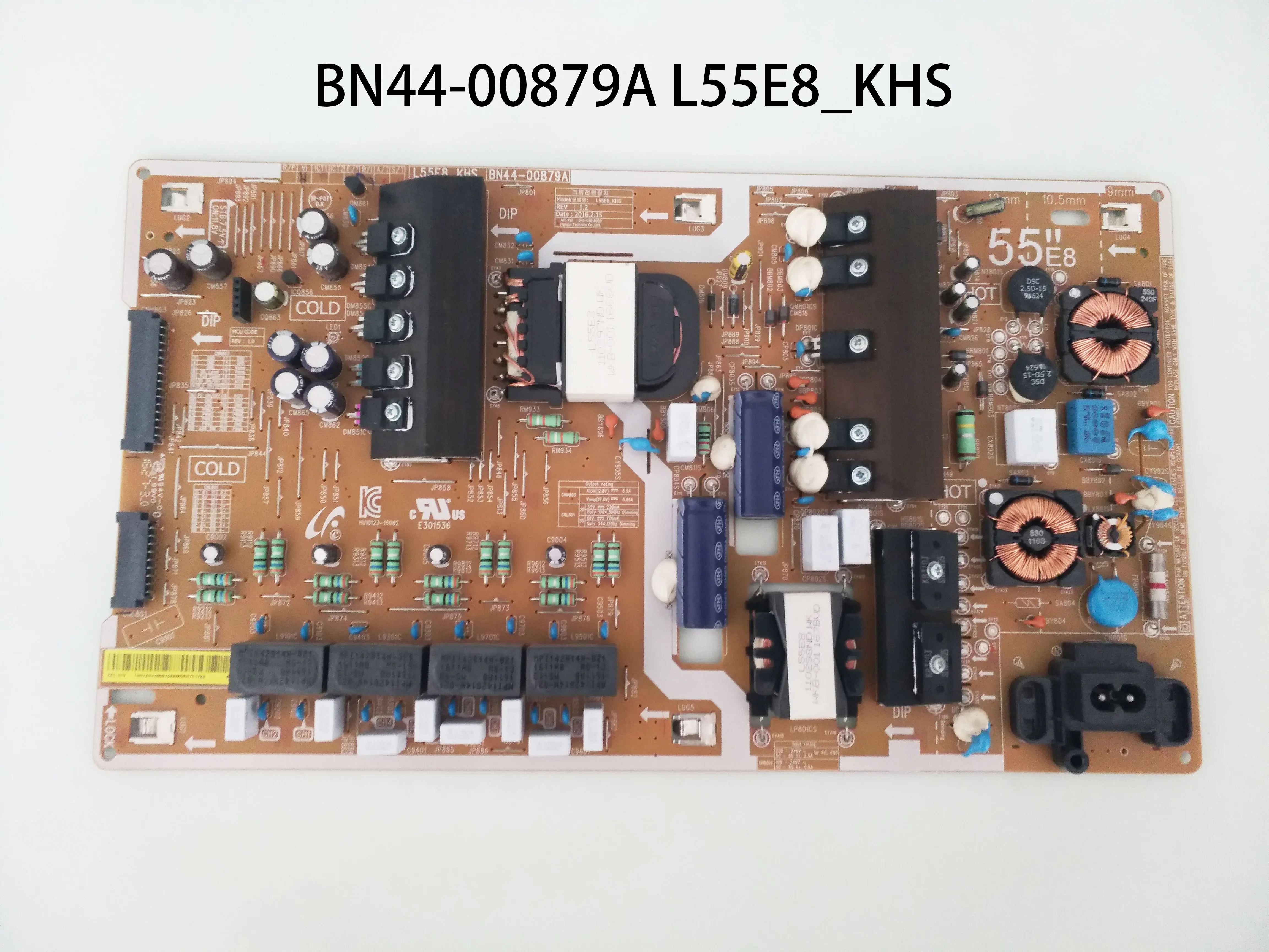 Power Supply Board BN44-00879A L55E8_KHS is for UN55KS9000FXZA UN55KS9500FXZA UE55KS8000T UN55KS9500F UA55KS9800JXXZ UE49KS9000