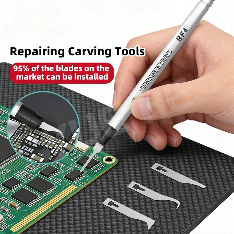 

RF4 HD11A устойчивый к коррозии CPU NAND лезвие для удаления клея скребок для чипа для ремонта материнской платы мобильного телефона инструменты для резьбы