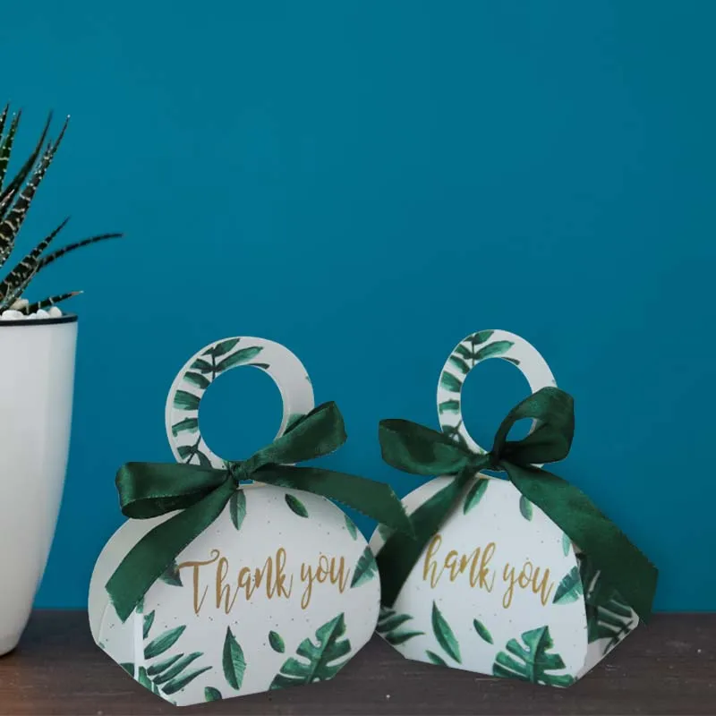 25 pezzi matrimonio compleanno baby shower bomboniera scatola a forma di borsa caramelle piccola