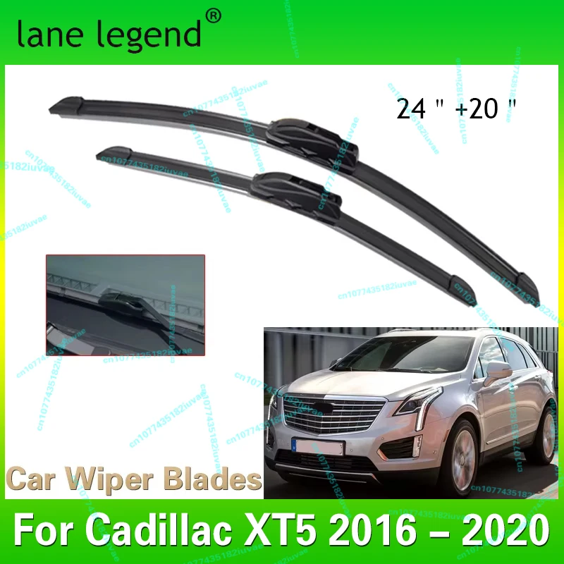 

For Cadillac XT5 2016 2017 2018 2019 2020 Accessories Front Car Windshield Windscreen Wiper Blade Brushes Cutter U J Hook
