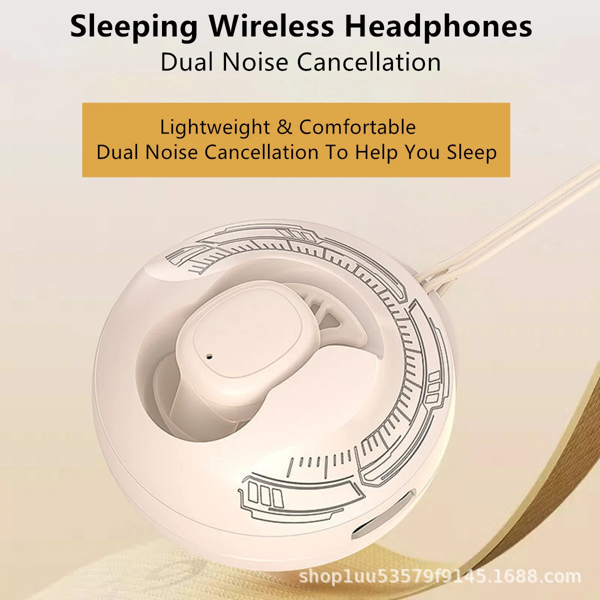 2024 new rotating compartment OWS Bluetooth headset, long battery life hanging ear start noise reduction running game headset