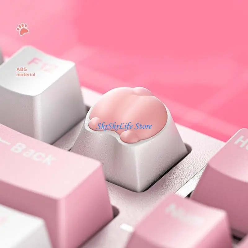 e65e paw corgi buttock keycaps Single Animation Keyboard Keycaps