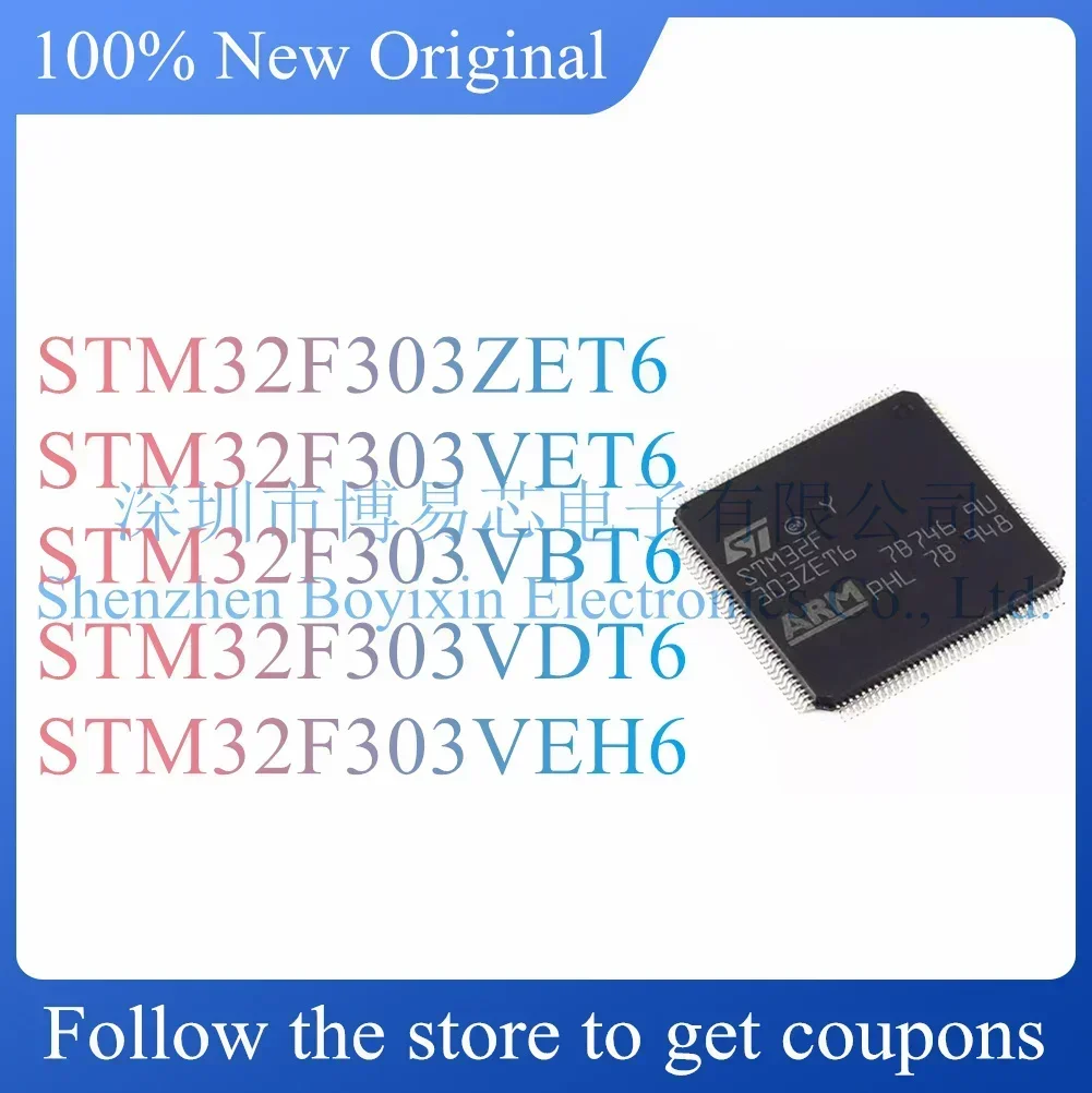 

NEW STM32F303VEH6 STM32F303ZET6 STM32F303VET6 STM32F303VBT6 STM32F303VDT6 Original Product