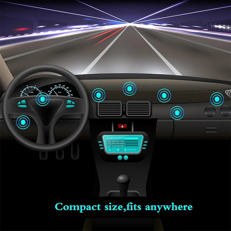 Magnetic Phone Car Mount Flat Cell Phone Holder Universal Stick On Flat Magnetic Car Mount For Dashboard Wall Windshield view 4