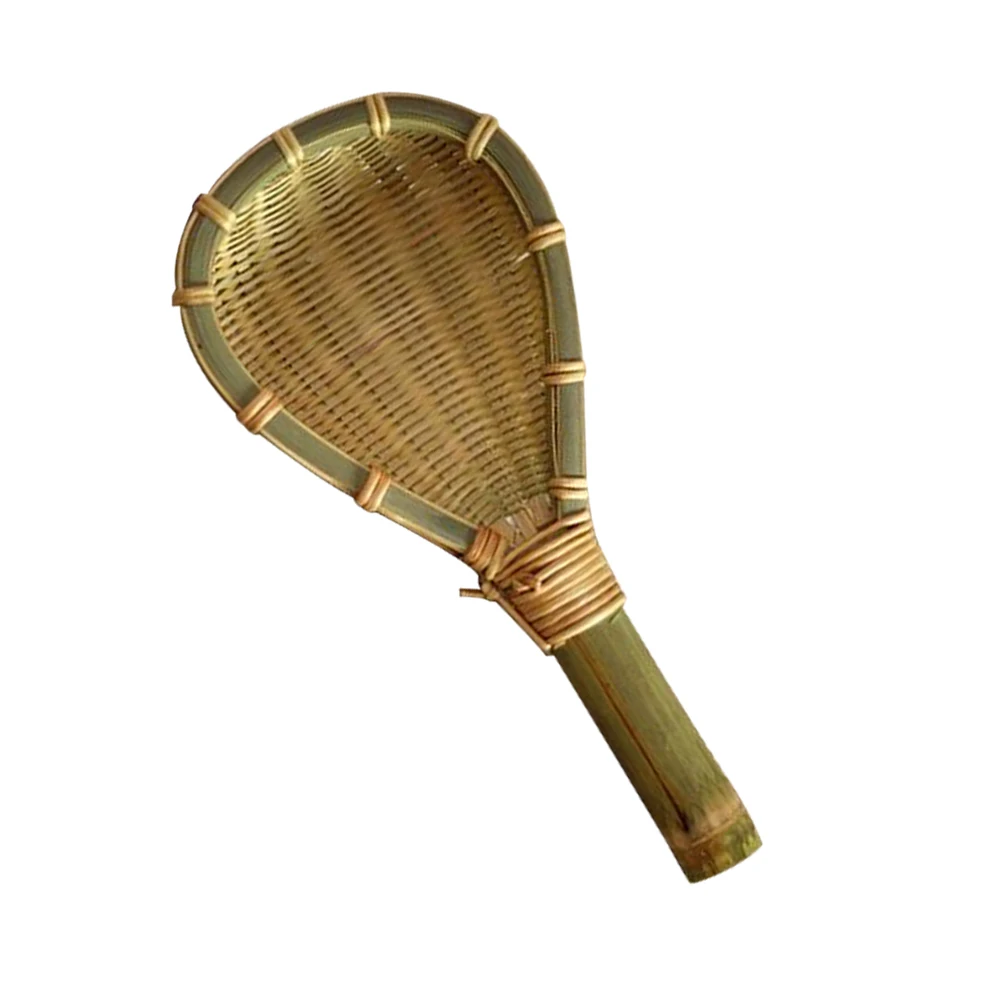 

Bamboo Colander Spoon Heat Resistant Smooth Edges Lightweight Fine Workmanship Mixing Cooking Easy Clean
