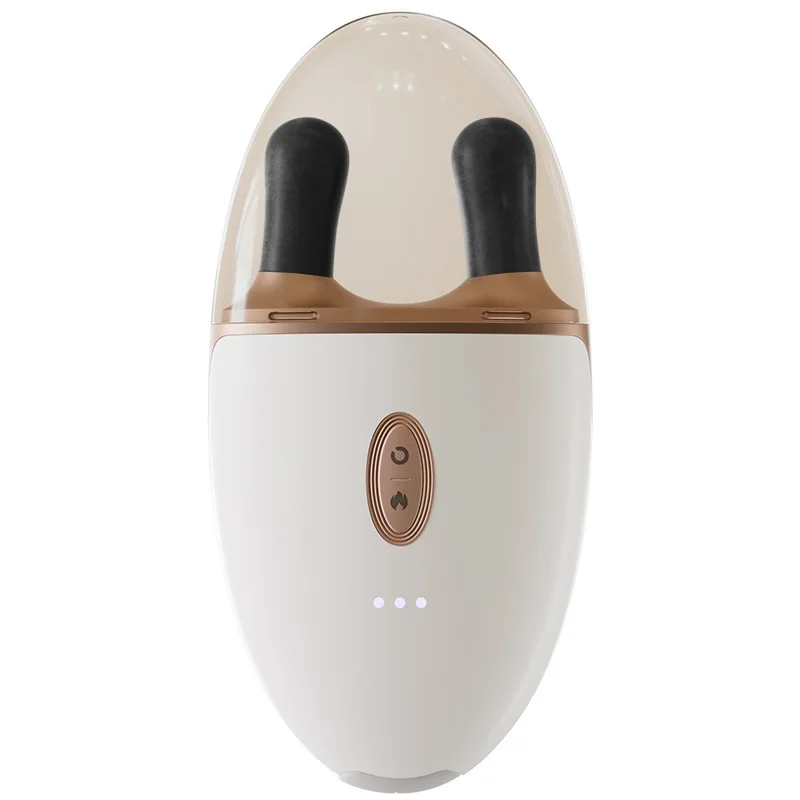 Small Antler Eye Face Stone Needle Massager Hot Compress Vibratory Facial Massage Comb Nose Nose Bridge Scraper