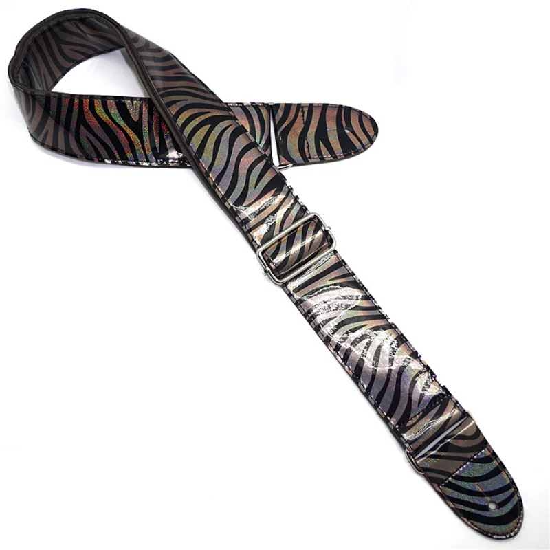 Bright Light Pattern Guitar Strap, Electric Acoustic Folk Bass, 2023