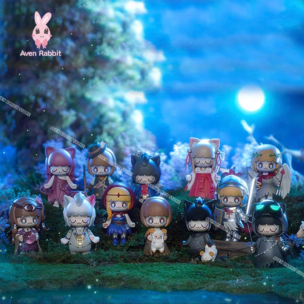 الأصلي كيمي وميكي بالذئب قتل بطاقة صندوق أعمى اللعب صندوق غامض غامض الشكل مفاجأة Kawaii نموذج هدية عيد ميلاد #2