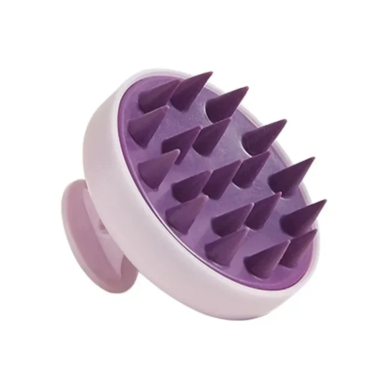 Cepillo de Silicona Suave para Masaje del Cuero Cabelludo, Antideslizante, para Lavar el Cabello, Herramienta de Masaje Corporal para Ducha