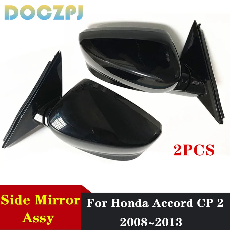 

2PCS Left and Right Car Outer Rearview Side Mirror Assembly For Honda Accord 4dr Sedan 2008~ 2013 No Signal Lamp 5PINS 7PINS