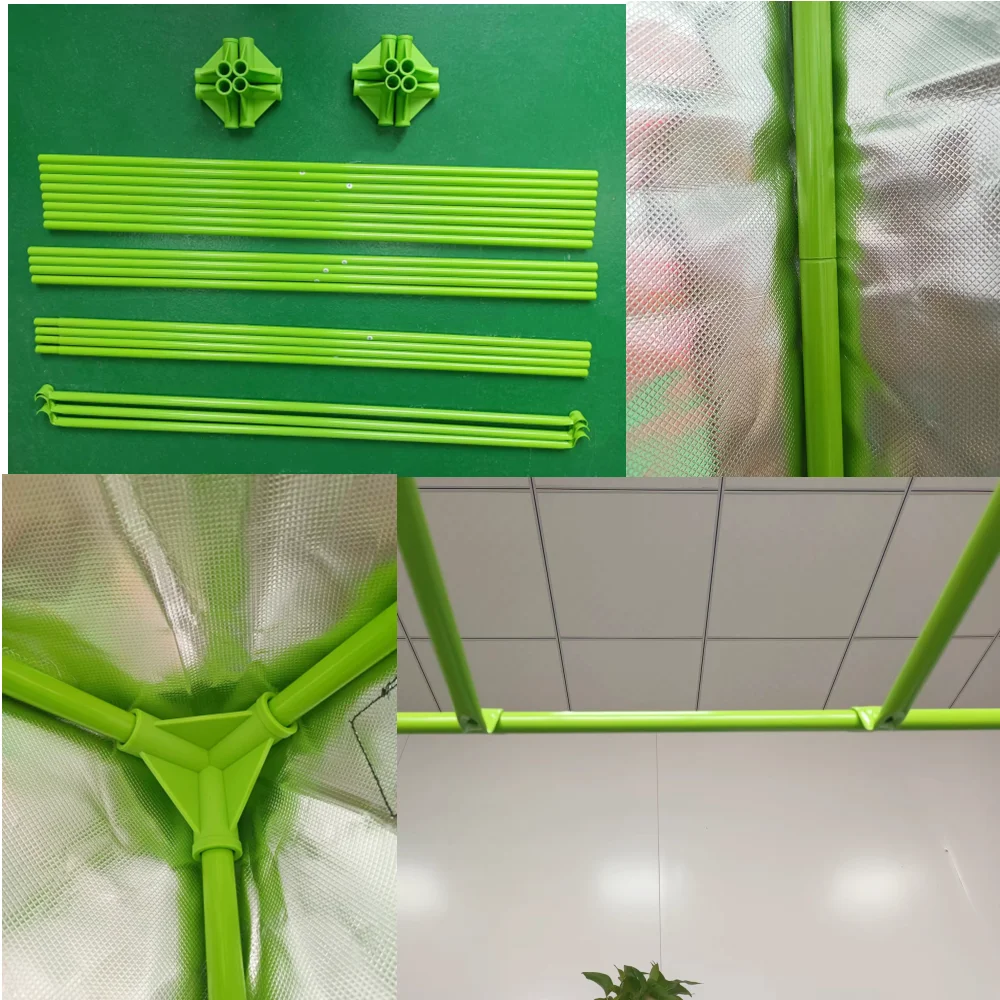 MasterGrow-tienda de cultivo hidropónica para interiores, luz Led para cultivo de plantas, invernaderos de jardín no tóxicos de Mylar reflectante
