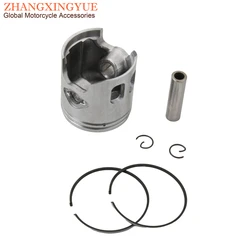 Scooter 70cc Piston Kit For Aprilia Amico GL 50 Sport SR50 Adly Rapido50 Italjet Pista 2 Scoop 50cc AC 47mm/10mm 2T