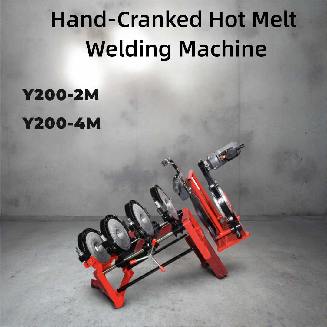 40mm~250mm Hand-cranked Butt Welding Machine With Intelligent Digital Display Temperature Control And All-copper Motor