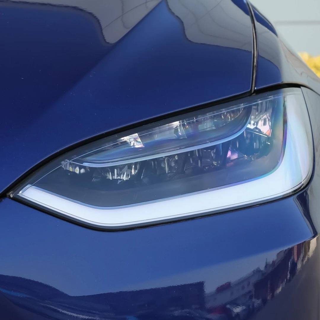 For Tesla Model X 2016 to 2023 Car Accessory Products Headlights Glass Replace The Original Lens