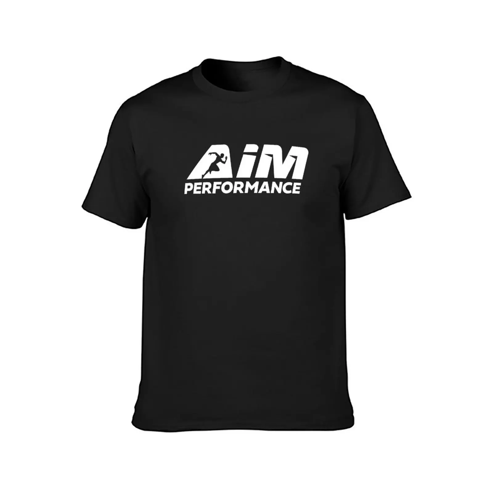 AIM Performance Solid White T-Shirt korean fashion Blouse funny t shirts for men