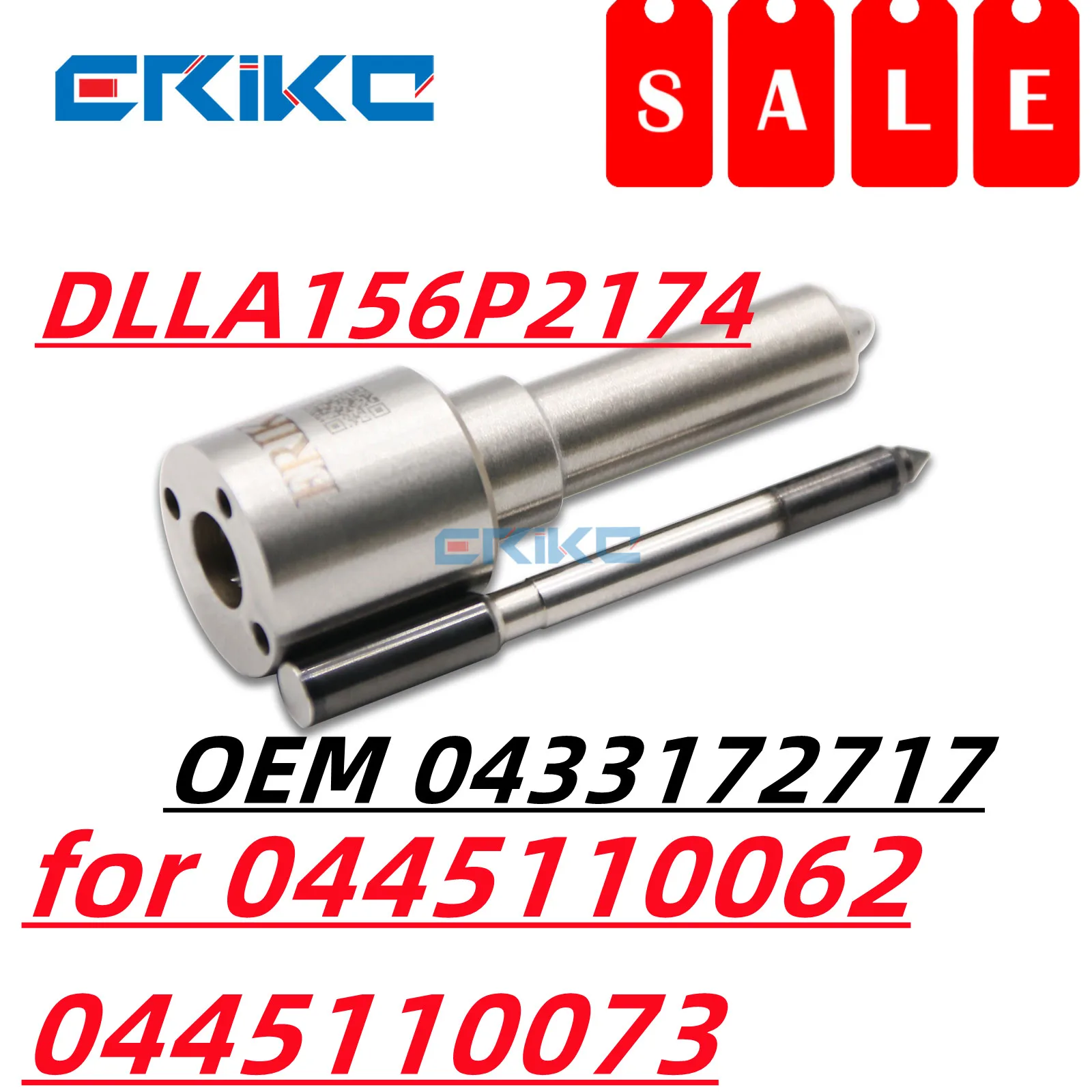 DLLA 156 P2174 DLLA156P2174 Common Rail Injector Nozzle Assembly DLLA 156P 2174 OEM 0433172717 FOR 0445110062 0445110073