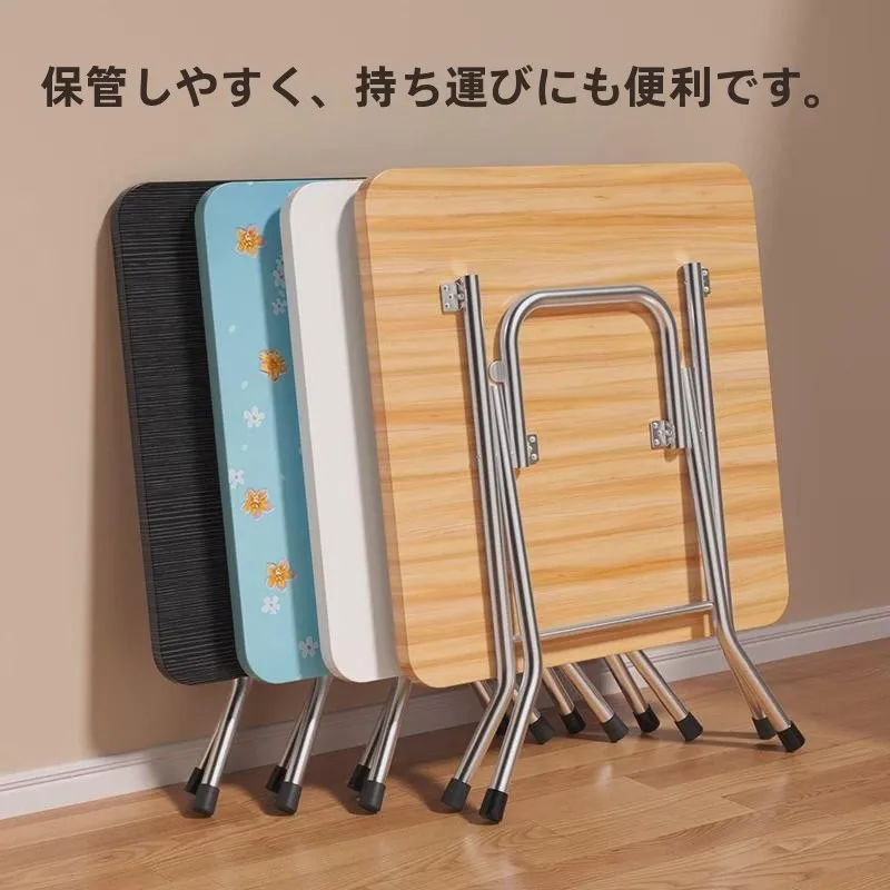 ヴィンテージラウンドダイニングテーブルシンプルな家庭用食卓小スペース商業用屋台折りたたみテーブル住宅用レジャー家具