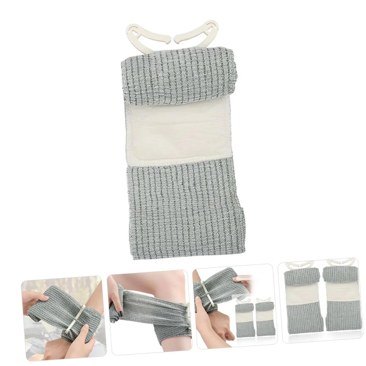 2PCSElastic Tactical Wrap Breathable Cotton Compression Bandage for Outdoor Sports Injury Support and Athletic Strain Protection
