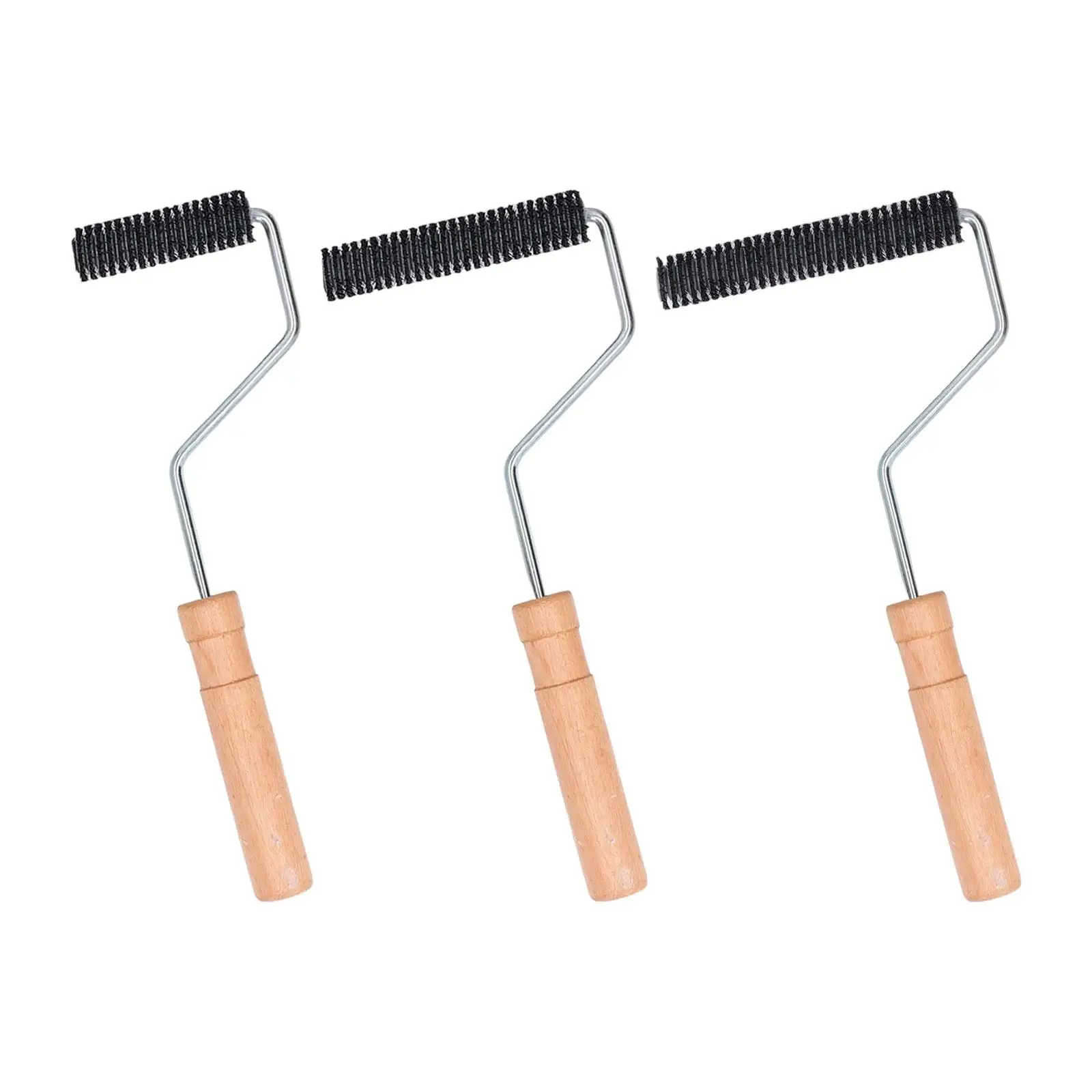 Multipurpose Bubble Paddle Roller Kit Fiberglass Laminating Paint Tool Ironwood for Boat Tub Repair