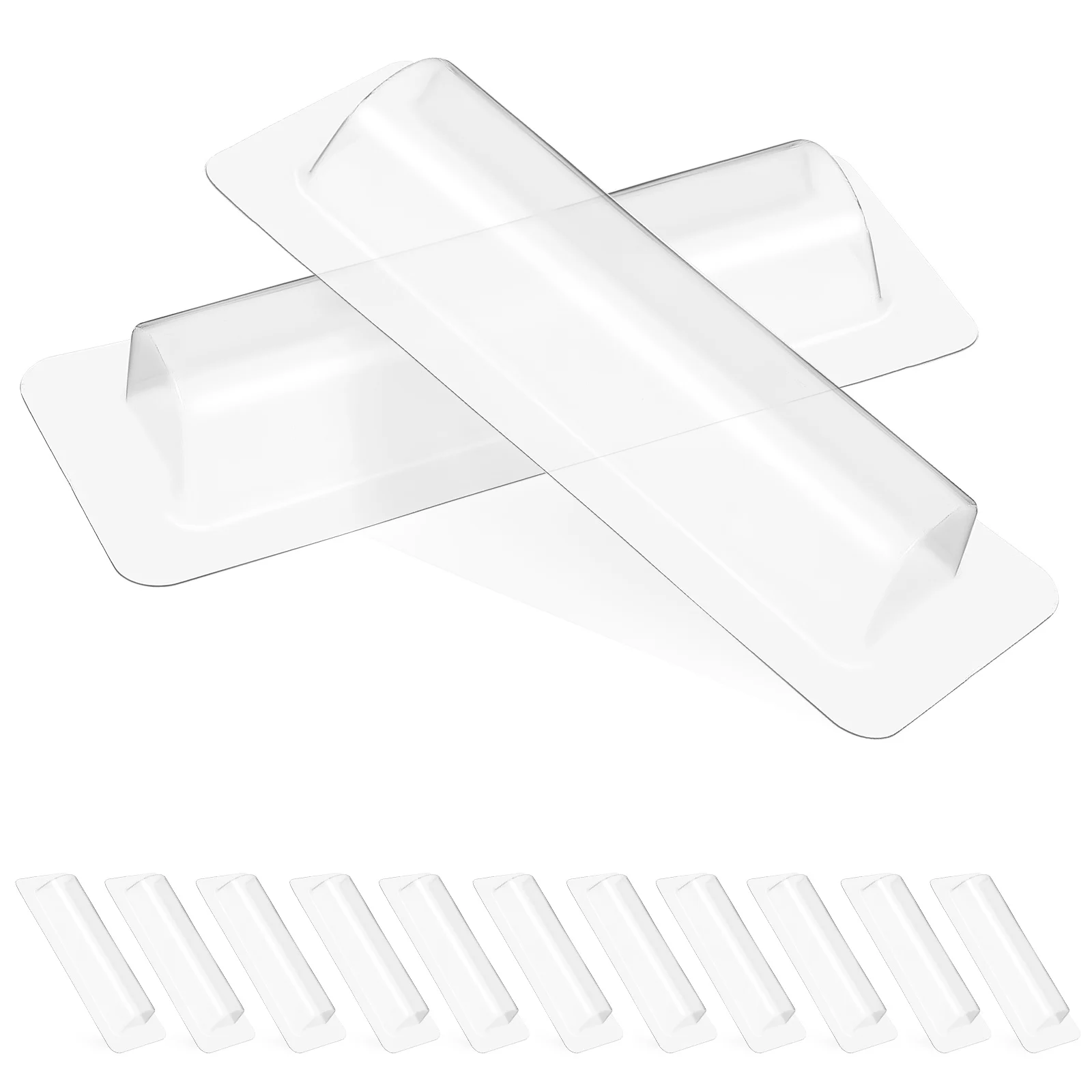 40 stuks transparante doos 40 stuks glanzende zakjes houder zakjes plastic container