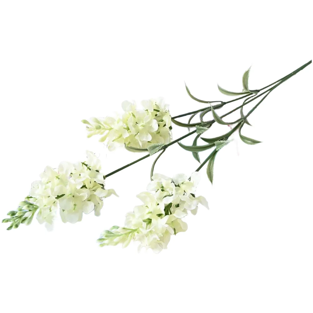Polyester Hyacinth Artificial Flower with Natural Shape and Texture for Wedding Bouquet Accents Home Decor Office Space Refresh