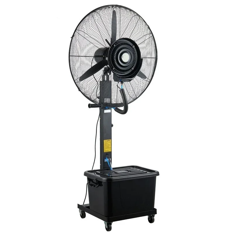 Industrial Spray Fan Powerful Power Floor Fan Water-cooled Atomization with Ice Wet Cooling Outdoor Electric Fan Commercial