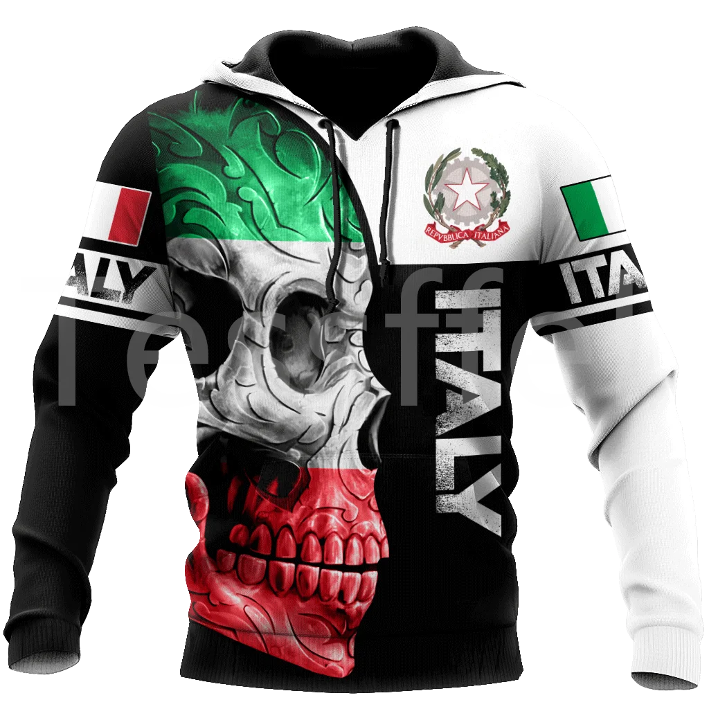 

Tessffel Country Flag Italy Soldier Military Army Cops Tattoo Retro Long Sleeves 3DPrint Men/Women Casual Jacket Funny Hoodies Q